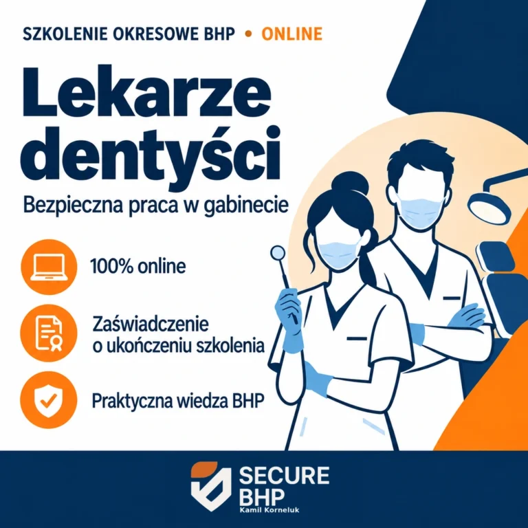 Szkolenie okresowe BHP dla lekarzy dentystów online — Secure BHP
