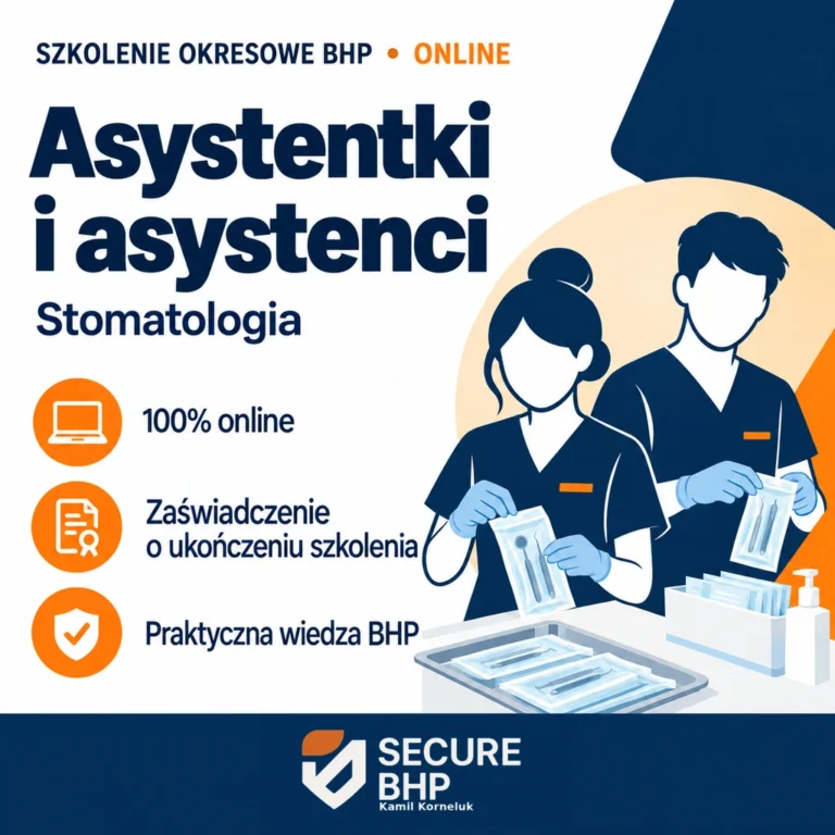 Szkolenie okresowe BHP dla asystentek i asystentów stomatologicznych online — Secure BHP