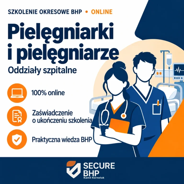 Szkolenie okresowe BHP dla pielęgniarek i pielęgniarzy oddziałów szpitalnych online — Secure BHP