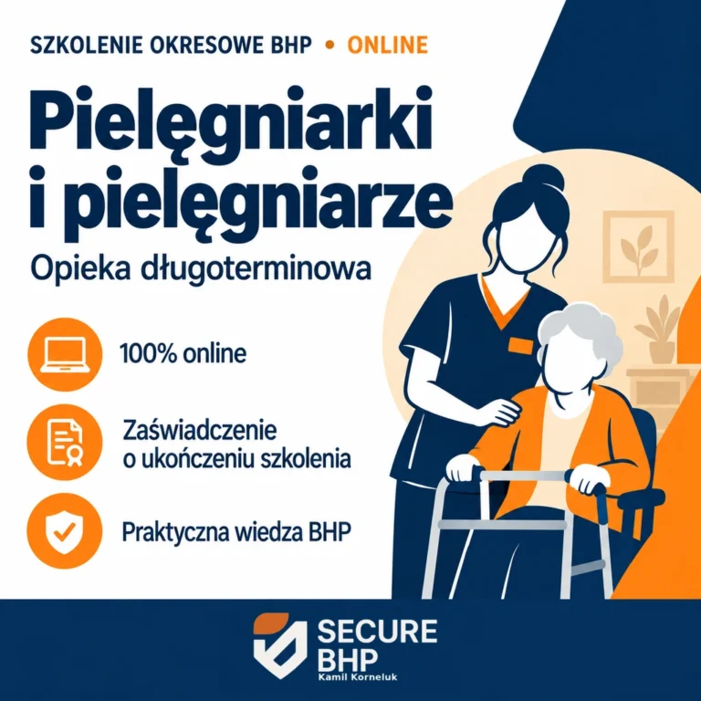 Szkolenie okresowe BHP dla pielęgniarek i pielęgniarzy opieki długoterminowej online — Secure BHP