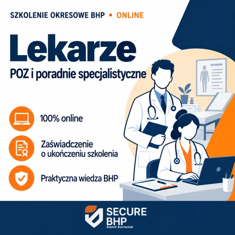 Szkolenie okresowe BHP dla lekarzy POZ i poradni specjalistycznych online — Secure BHP