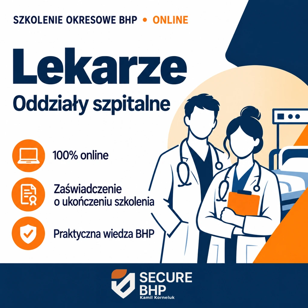 Szkolenie okresowe BHP dla lekarzy oddziałów szpitalnych online — Secure BHP