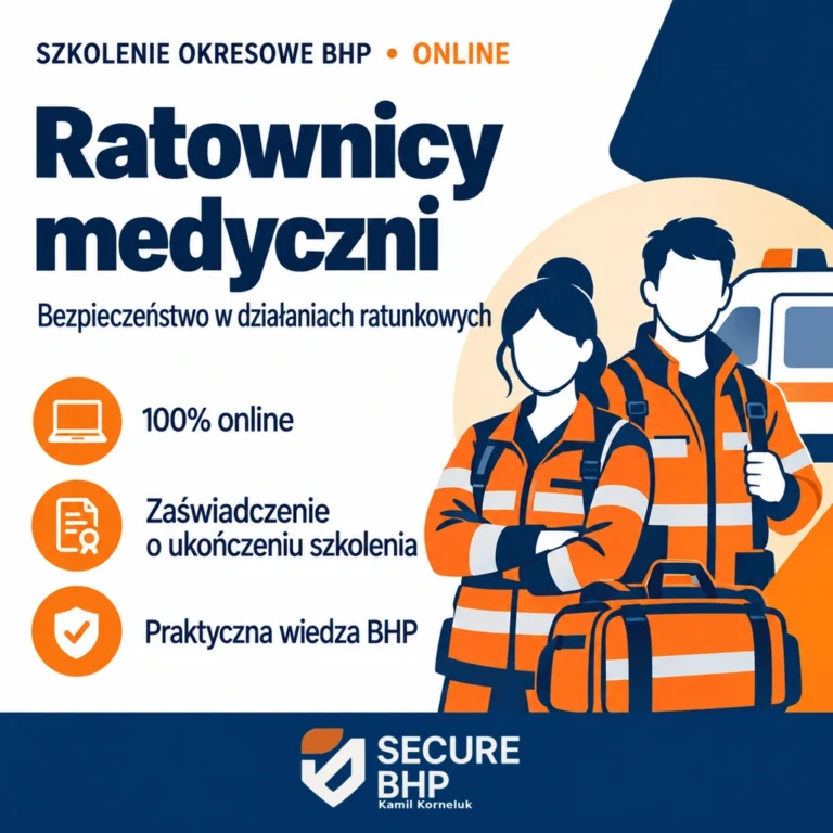 Szkolenie okresowe BHP dla ratowników medycznych online — Secure BHP
