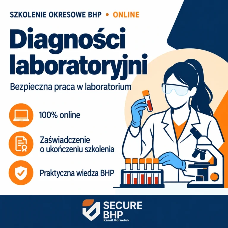 Szkolenie okresowe BHP dla diagnostów laboratoryjnych online — Secure BHP