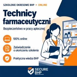 Szkolenie okresowe BHP dla techników farmaceutycznych online — Secure BHP
