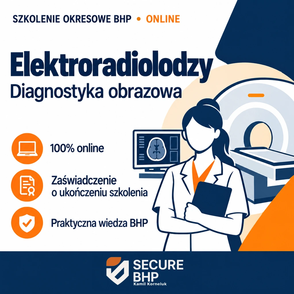 Szkolenie okresowe BHP dla elektroradiologów i pracowników diagnostyki obrazowej online — Secure BHP