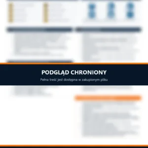 Instrukcja BHP - Bezpieczne wejście do komory, studzienki i przestrzeni zamkniętej w oczyszczalni - chroniony podgląd instrukcji stanowiskowej