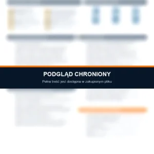 Instrukcja BHP - Jednokolumnowy podnośnik samochodowy - chroniony podgląd instrukcji stanowiskowej