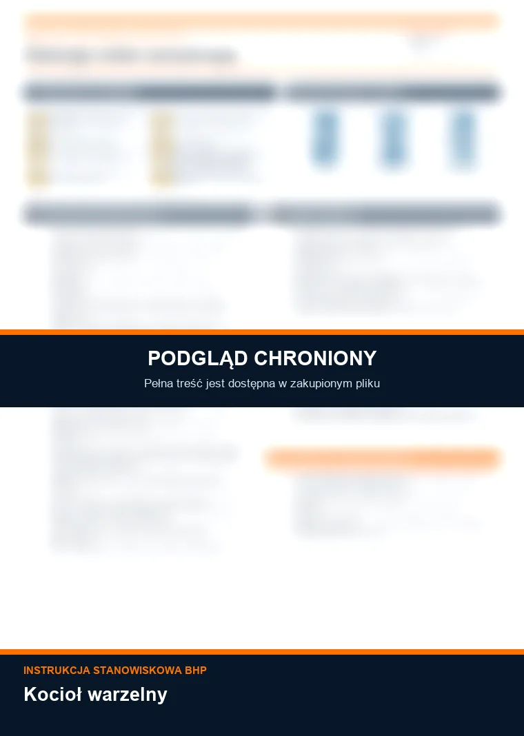 Instrukcja BHP - Kocioł warzelny - chroniony podgląd instrukcji stanowiskowej