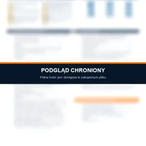 Instrukcja BHP - Sprzątanie powierzchni magazynowych - chroniony podgląd instrukcji stanowiskowej