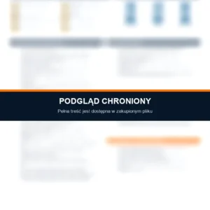 Instrukcja BHP - Sprzątanie szkoły i przedszkola - chroniony podgląd instrukcji stanowiskowej