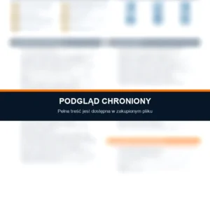 Instrukcja BHP - Wózek wysokiego podnoszenia - chroniony podgląd instrukcji stanowiskowej