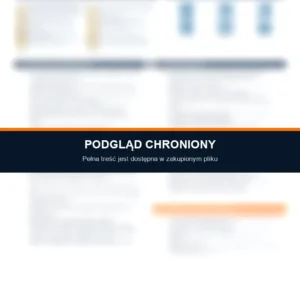 Instrukcja BHP - Wtryskarka do tworzyw sztucznych - chroniony podgląd instrukcji stanowiskowej