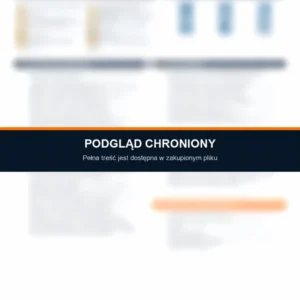 Instrukcja BHP - Segregacja odpadów — podgląd chroniony dokumentu A4