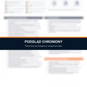 Instrukcja BHP - Dezynfekcja pomieszczeń UV-C — podgląd chroniony dokumentu A4