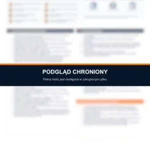 Instrukcja BHP - Egzoszkielet wspomagający pracę — podgląd chroniony dokumentu A4