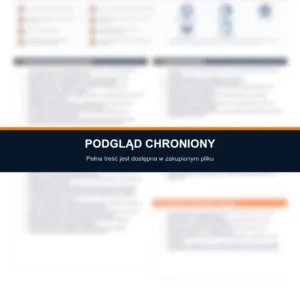 Instrukcja BHP - Zespół naziemny podczas lotu drona — podgląd chroniony dokumentu A4